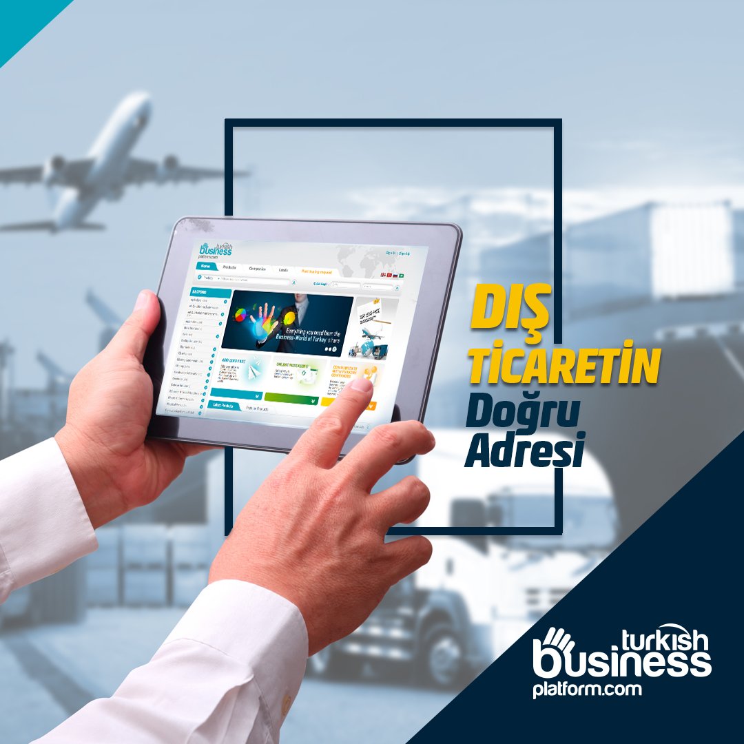 TB_Platform's tweet image. Yurtdışı ile iletişim kurmak sandığınızdan çok daha kolay!
Turkish Business Platform'un web sitesine girerek sektörünüzle ilgili yurtdışından gelen talepleri kolayca görebilirsiniz.
turkishbusinessplatform.com/tr
#BusinessPlan #b2b #ecommerce #Pazartesi