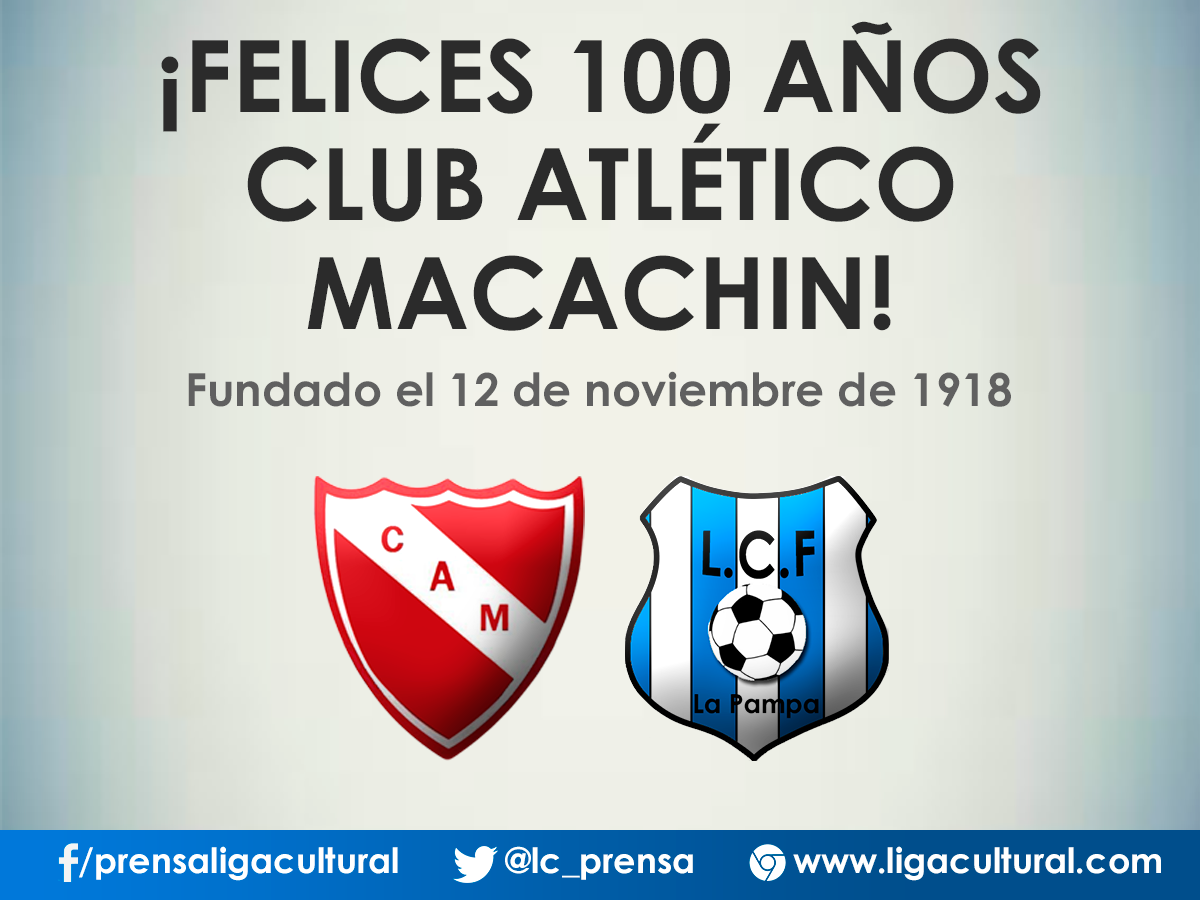 ¡Felices 100 años Club @Atl_Macachin!🎉
