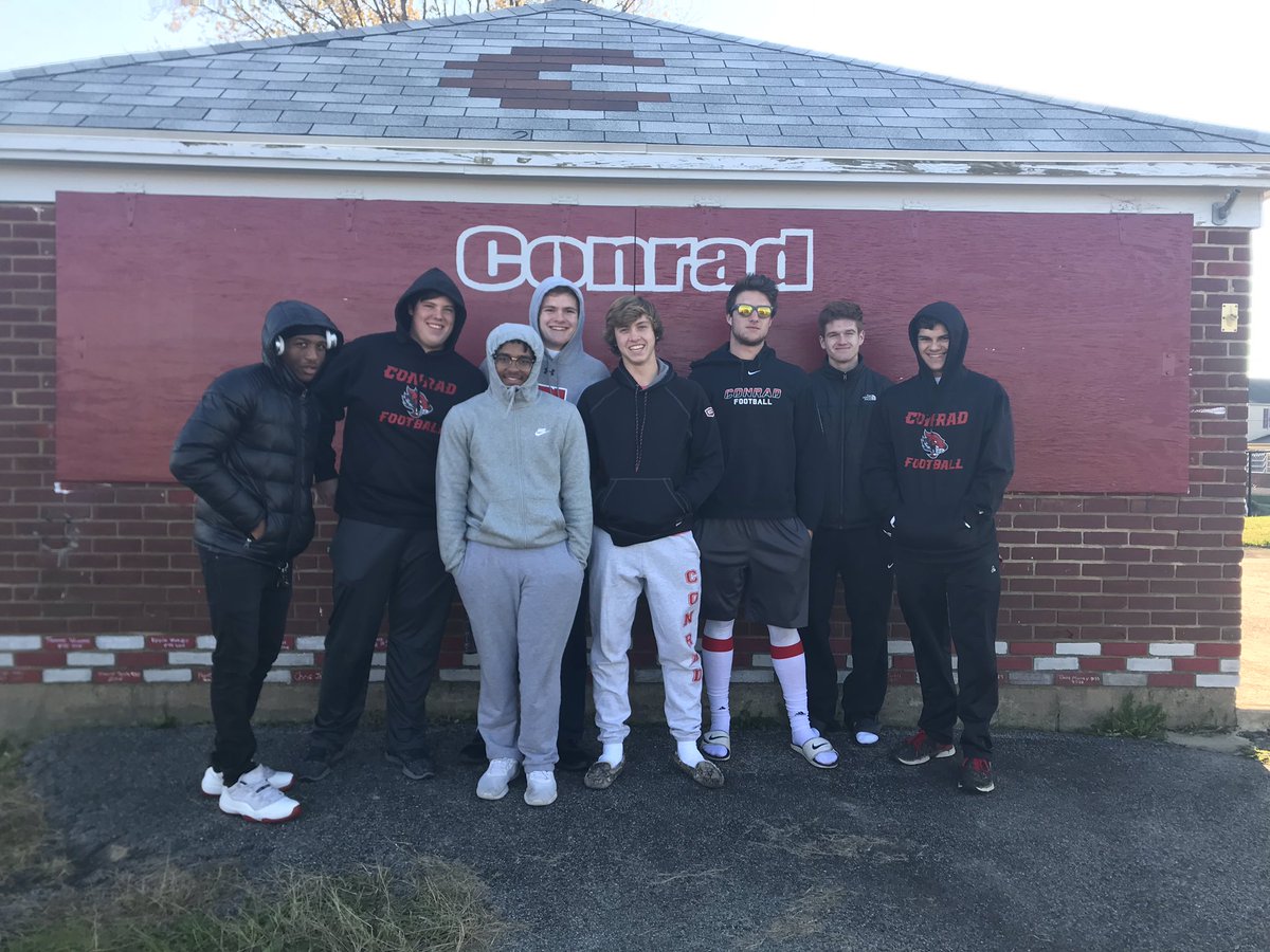 Thank you seniors for continuing to build the foundation for our Red Wolves Football Program. You will be missed!! @ConradAthletics @conradprincipal
