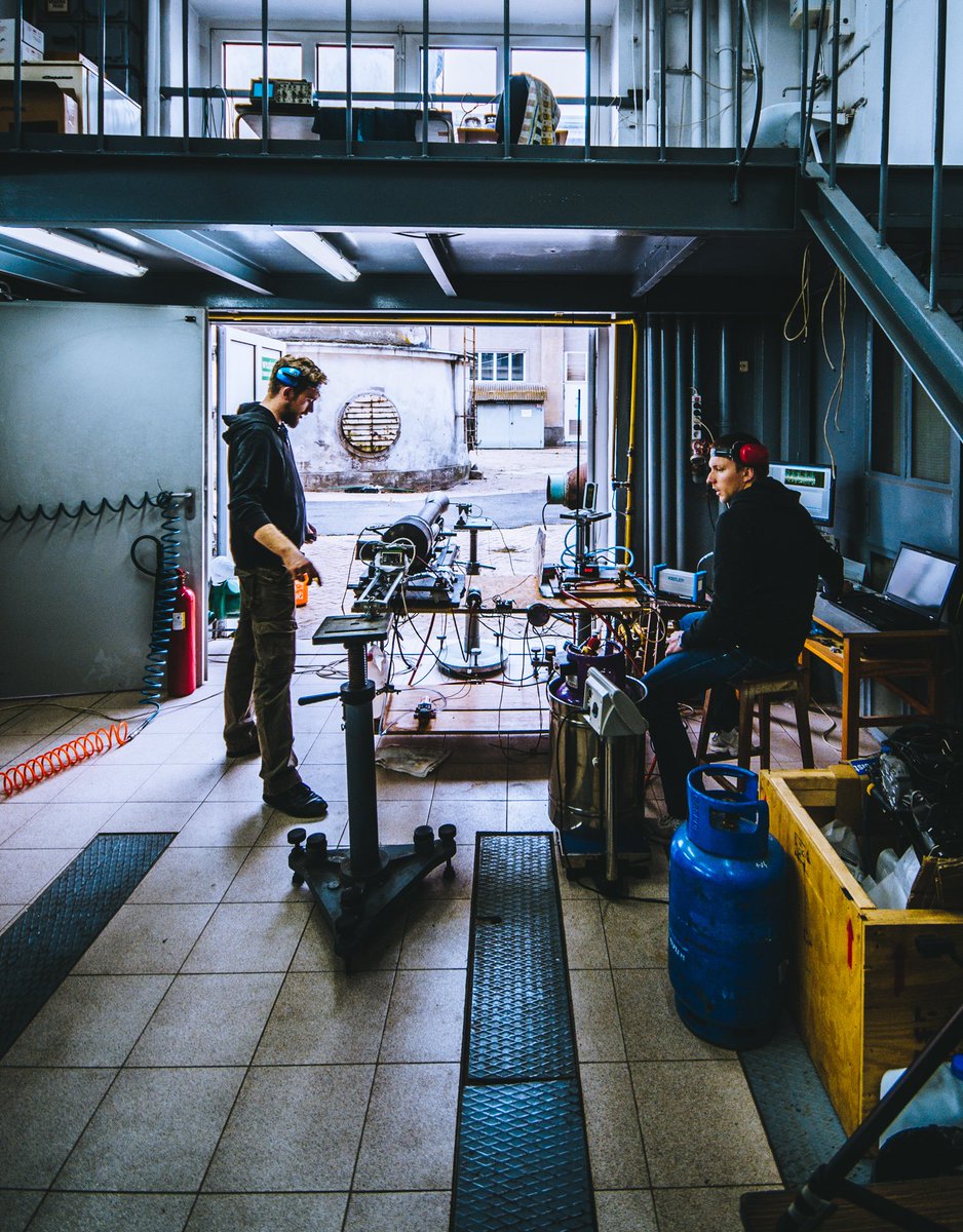 Tak wygląda stanowisko badawcze silników pulsacyjnych, zbudowane przez członków KNN MELprop. Kawał świetnej roboty!