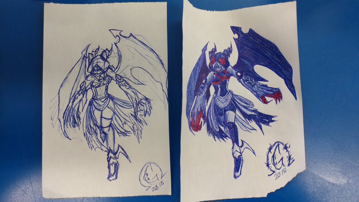 cg_omega's tweet photo. Not only you’re too late…. You Done Fucked Up, Man! Darkling Aqua aka Darqua… hurts man :) but I did enjoy making this little design. I got bored so I kinda doodled it at work first :)
#KingdomHeartsIII #kingdomhearts3 #CGOmega
#kh3 https://t.co/4cJltMFti6