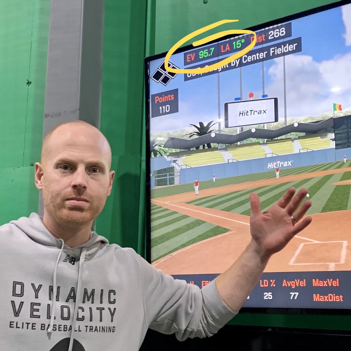 tomoldham19's tweet photo. Who says pitchers can’t hit? #exitvelocity #90mphclub @SouthworthHits https://t.co/7TdOPpGfLD