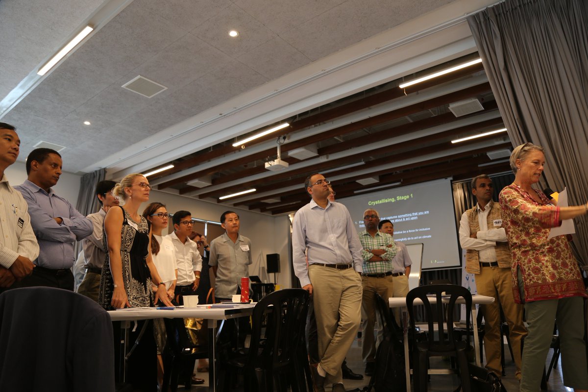 UNCambodia's tweet photo. We're adapting the UN for the future at the #SDGLeadershipLab in #Cambodia! 

"Leadership is to help people change their perspective from “me” to  “we". The leadership challenge is to help people become aware of  connection &amp; wholeness." – @ottoscharmer1 #NextGenUNCambodia https://t.co/uLq0DPsZ9U