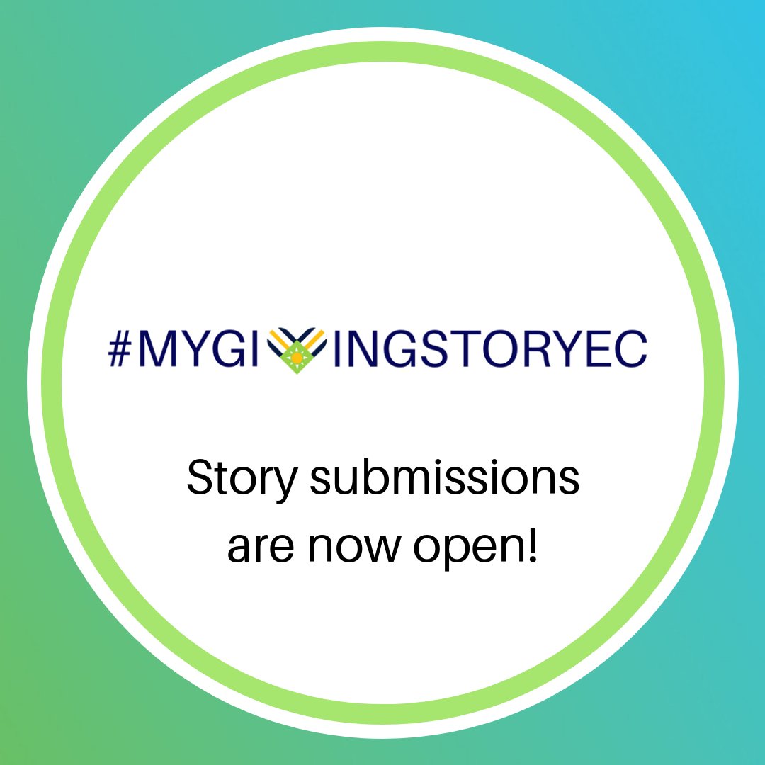 #MyGivingStoryEC submissions are now open! Check out our Instagram page for guidelines. #giveback #caribbeangiving #actsofkindness #charity #philanthropy #dogood #belegendary #volunteer #causes #donate #change #activism #nonprofit #socialgood #gratitude #bethechange