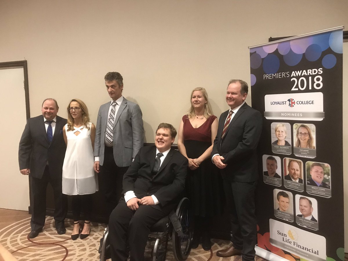 amvaughan's tweet photo. A wonderful night celebrating exceptional graduates of Ontario Colleges. I’m especially proud of @LoyalistCollege @loyalistgrads we honoured tonight #PA2018 #AmazingGrads https://t.co/vvMEgJzxJe