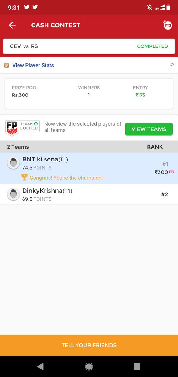 RNTkisena's tweet photo. #LaLiga 
Yesterday played only one match 😎😎 won all leauges 😁
#dream11
#Dream11Tips #UCL #ChampionsLeague #RMROM #VALJUV https://t.co/KMGEzEqk5r