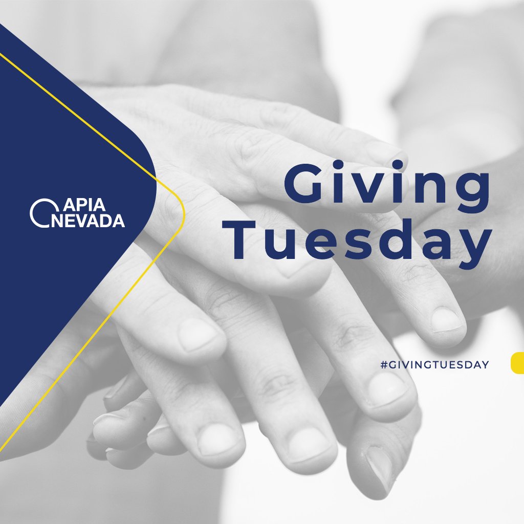 OneAPIANevada's tweet photo. How will you give back to your community tomorrow for #GivingTuesday? One APIA Nevada is here every day to ensure our Asian Pacific Islander voice is heard and that we have a seat at the table. Donate to amplify our voice in 2019 and beyond: https://t.co/lnQupJPgzI #OneAPIAVoice https://t.co/mPLUVjAThl
