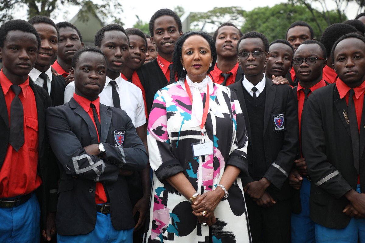 AMB_A_Mohammed's tweet photo. Addressed students at Starehe Boys Centre on #KCSE2018 Day 17 and assured them that the strict measures put in place to curb examination malpractice had leveled the playing field for all candidates. @ExamsCouncil @TSCKenya @KICDKenya https://t.co/CdAU6uvU44