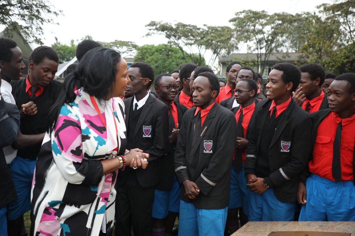 AMB_A_Mohammed's tweet photo. Addressed students at Starehe Boys Centre on #KCSE2018 Day 17 and assured them that the strict measures put in place to curb examination malpractice had leveled the playing field for all candidates. @ExamsCouncil @TSCKenya @KICDKenya https://t.co/CdAU6uvU44