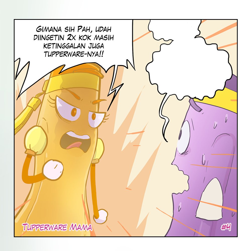 tupperwareID's tweet photo. Ugh, gawat... Mama marah banget, pas tahu Papa lupa bawa Tupperwarenya  pulang ke rumah. Gimana nasib Papa ya? Yuk, ikutan kontes #TupperwareComic lengkapi ceritanya! Cek infonya di sini: https://t.co/vT3HOYiquO https://t.co/3G0f88aeau
