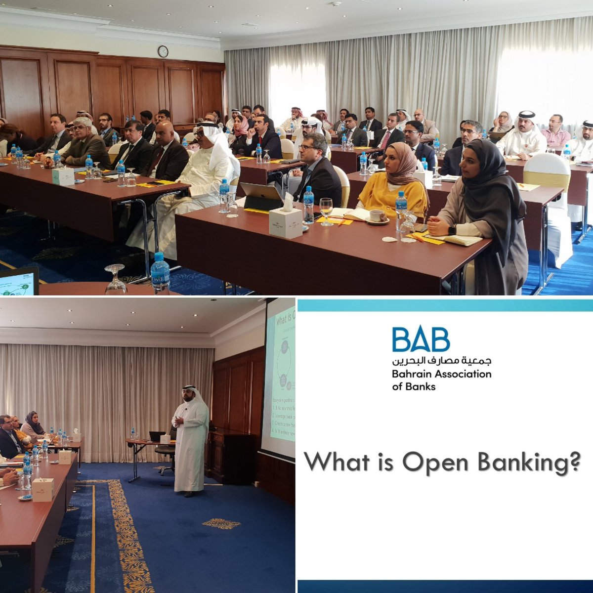 aalbalooshi's tweet photo. Conducted a session on Open Banking for #Bahrain Association of Banks members to discuss the Central Bank of Bahrain consultation on #OpenBanking. Many banks are welcoming  the initiative but require more clarifications and time to prepare.

#FinTech #digitalbanking https://t.co/MRazqHEwrN
