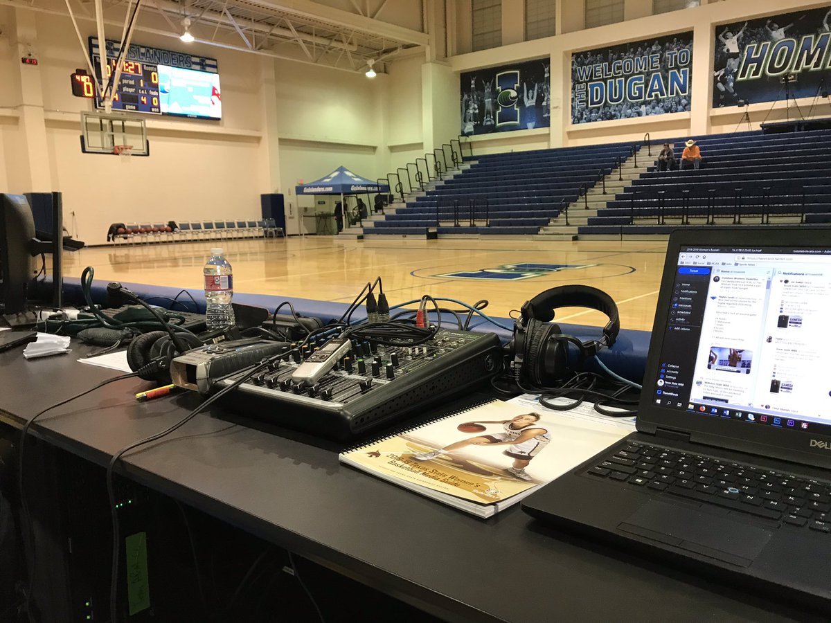 CShieldsRadio's tweet photo. Bobcat basketball coming up! 7PM tip / 6:45 pregame from the Dugan Wellness Center @ Texas A&M Corpus Christi. @TXStateWBB #viewfromthebooth #notabooth https://t.co/3qnMXjIKvK