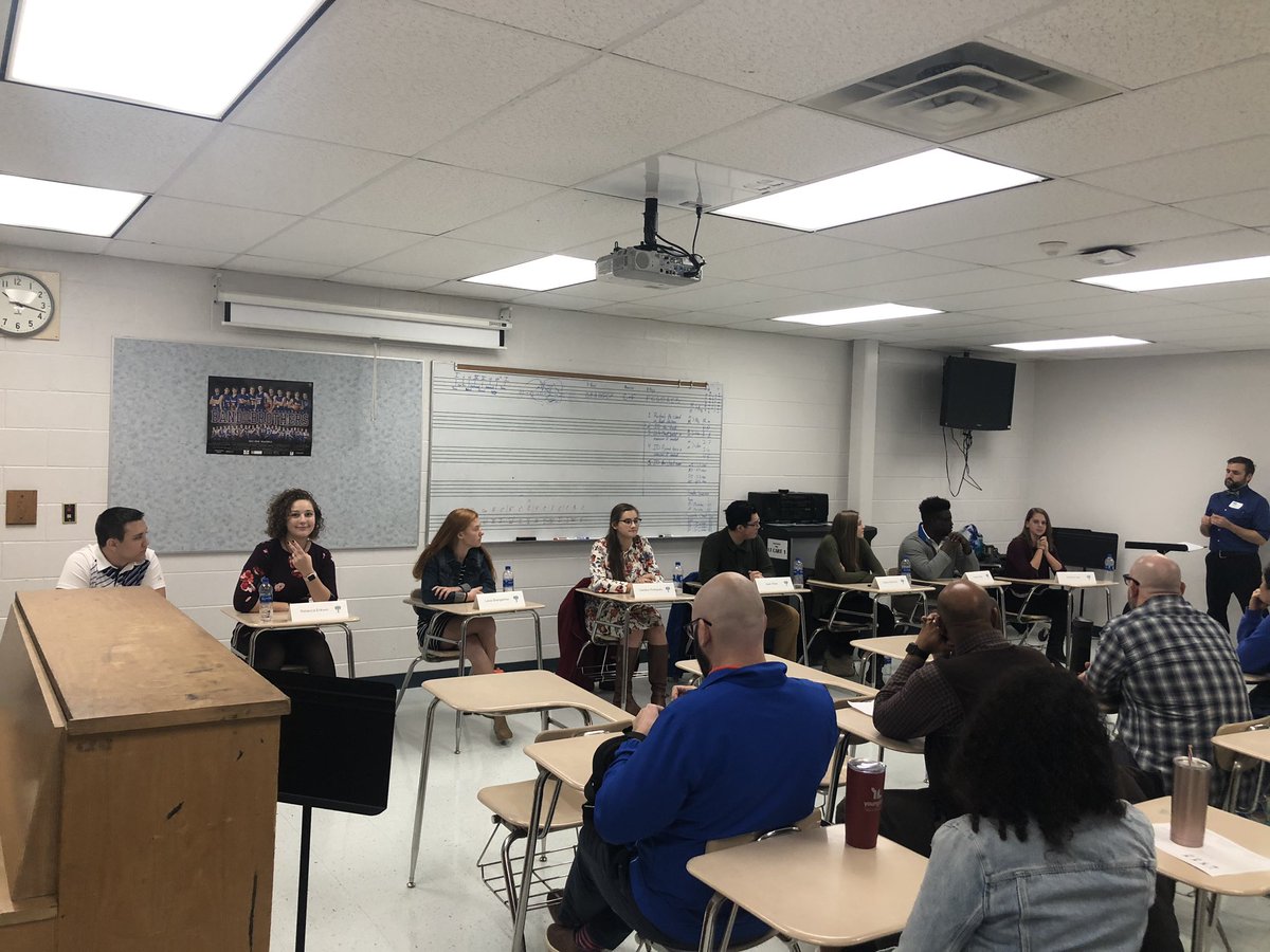 OlenAcademy's tweet photo. STEM Pride on District PD day 2. Thanks to our Ss who showed up on their day off to be members of our student panel to share the STEM experience; thanks to Mr. Frazier and Mr. Lloyd for presenting to teachers on Gamifying with Classcraft #LearningThroughRelationships https://t.co/vJ93j5xShl
