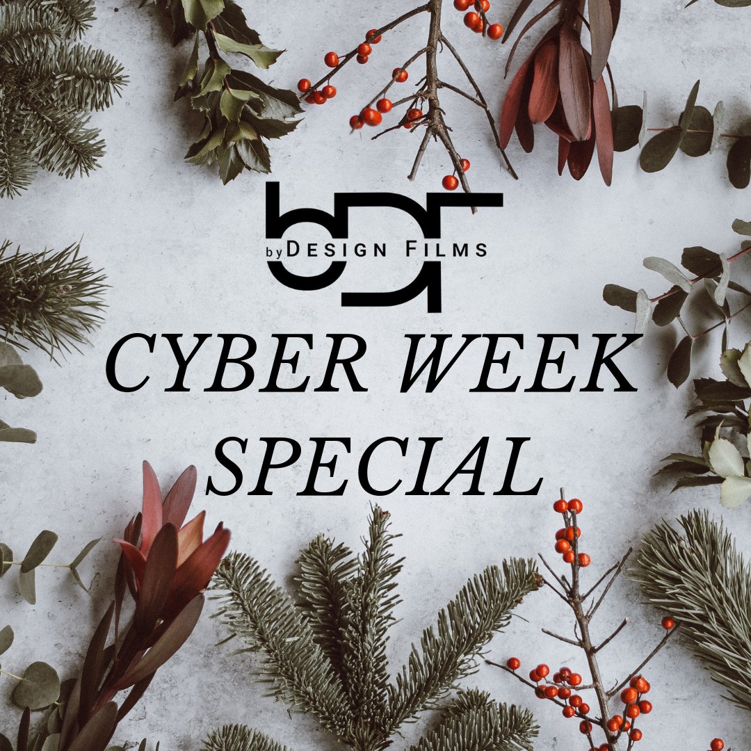 In the spirit of giving, we are offering a limited cyber week special of 15% off your wedding film package! ❤️ We've never offered this deep of a discount, book now through November 30th to take advantage of this exclusive offer! #weddingvideo #weddingfilm #wedding