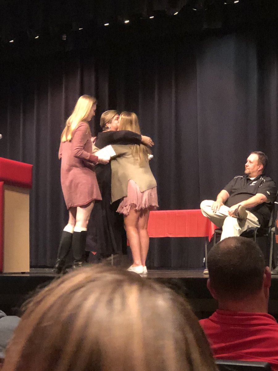 FHS Volleyball MVPs, Rachel Crowe and Kiki Scott!!