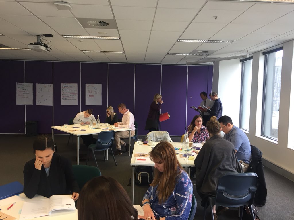 broadspringpam's tweet photo. @aitd1 #aitdlearn Melb Facilitation Skills Masterclass Group highly engaged in different ways. Learners learn and facilitators adapt. https://t.co/hWfVOBp36q
