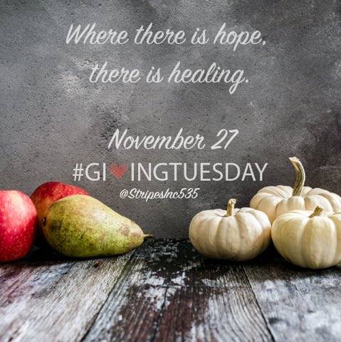 stripesinc535's tweet photo. Tomorrow, you have the opportunity give hope to many by supporting our mission of promoting health awareness. 

Your gift will help us acquire necessary tools and resources to successfully operate our programs. You can give now at https://t.co/Zy0vHWlddm. #GivingTuesday https://t.co/GkEAi5ADsE