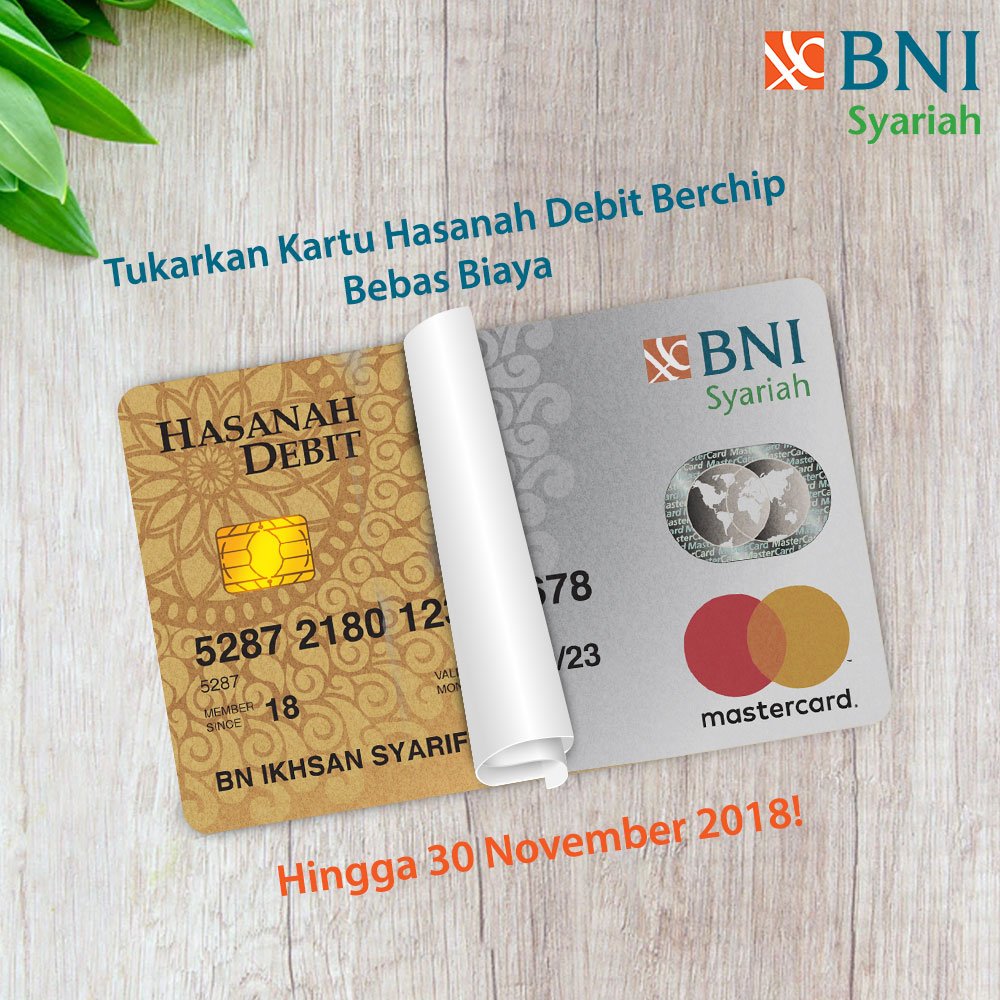 Bni Syariah On Twitter Assalamualaikum Sahabat Hasanah Iya Benar Sahabat Sahabat Bisa Menukarkan Kartu Atm Gpn Ke Kantor Cabang Bni Syariah Terdekat Petugas Kami Akan Membantu Va Https T Co Yefeud5tku