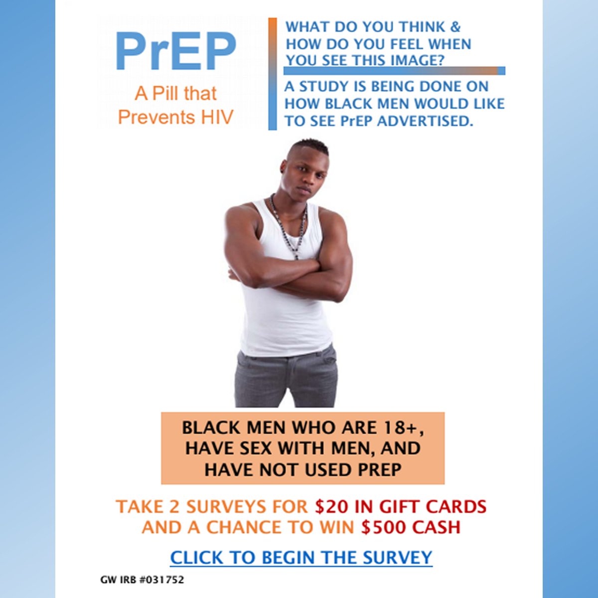 centerblacklgbt's tweet photo. Black men who have sex with men are invited to take two online surveys - Earn $20 in gift cards and be entered in a raffle for $500: https://t.co/sxQmYzeHYe #FightHIVinDC #CenterHealth #CenterBlackLGBT https://t.co/B3EAbxUWuu