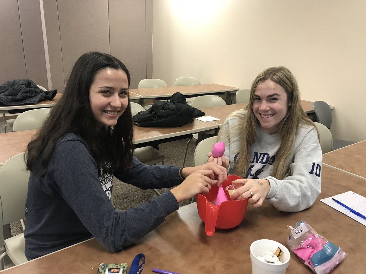 WIBOswego's tweet photo. Some of our members making diy stress balls! Thank you to our secretary Katie for leading such a great meeting!!💓 #wiboswego https://t.co/hdLbGIWbD5