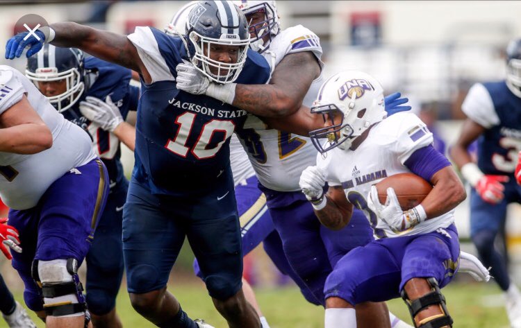 TJCam15's tweet photo. Blessed to receive an offer from Jackson state university! https://t.co/BzRv9lYN6i
