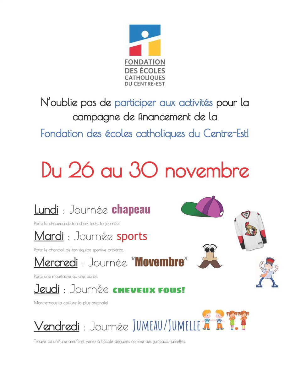 Première journée de la campagne de financement pour la #FondationCECCE et le thermomètre est déjà à 531$! Bravo #LaurierCarrière! Pour plus d'informations concernant la #FCECCE consultez le site:  

fondationecolecatholique.org
#bienveillance #générosité #communautéLC