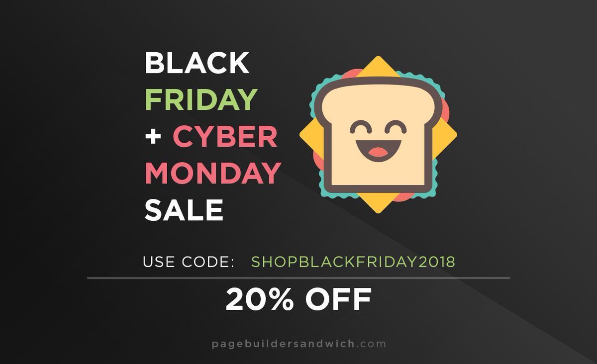 frontlybuilder's tweet image. Celebrate CyberMonday 🛒! You can get your PBS Premium license at 20% off. Use promocode SHOPBLACKFRIDAY2018 on checkout. Valid until Nov 28 at buff.ly/2DSszvB ;)