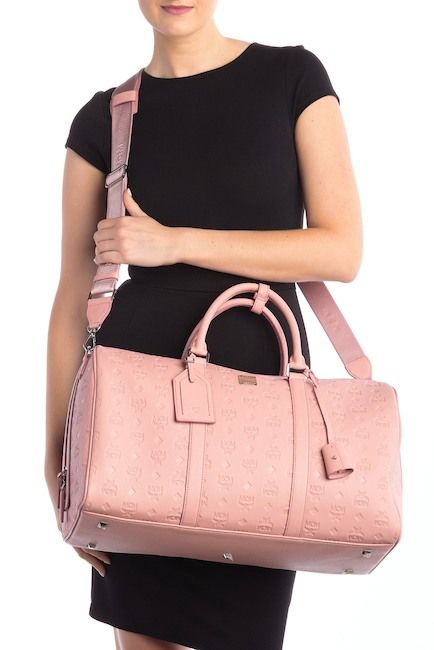 mcm ottomar backpack pink