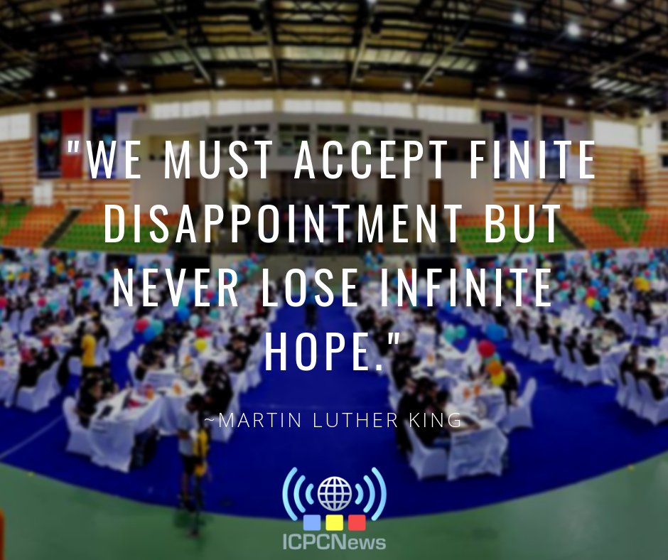 ICPCNews's tweet photo. Start your week fresh, never lose hope and have an awesome #Monday!
Happy #MotivationMonday
#MondayMotivation
Photo by: Adel Samir from the #ACPC2018 https://t.co/q2s6X3t2S4