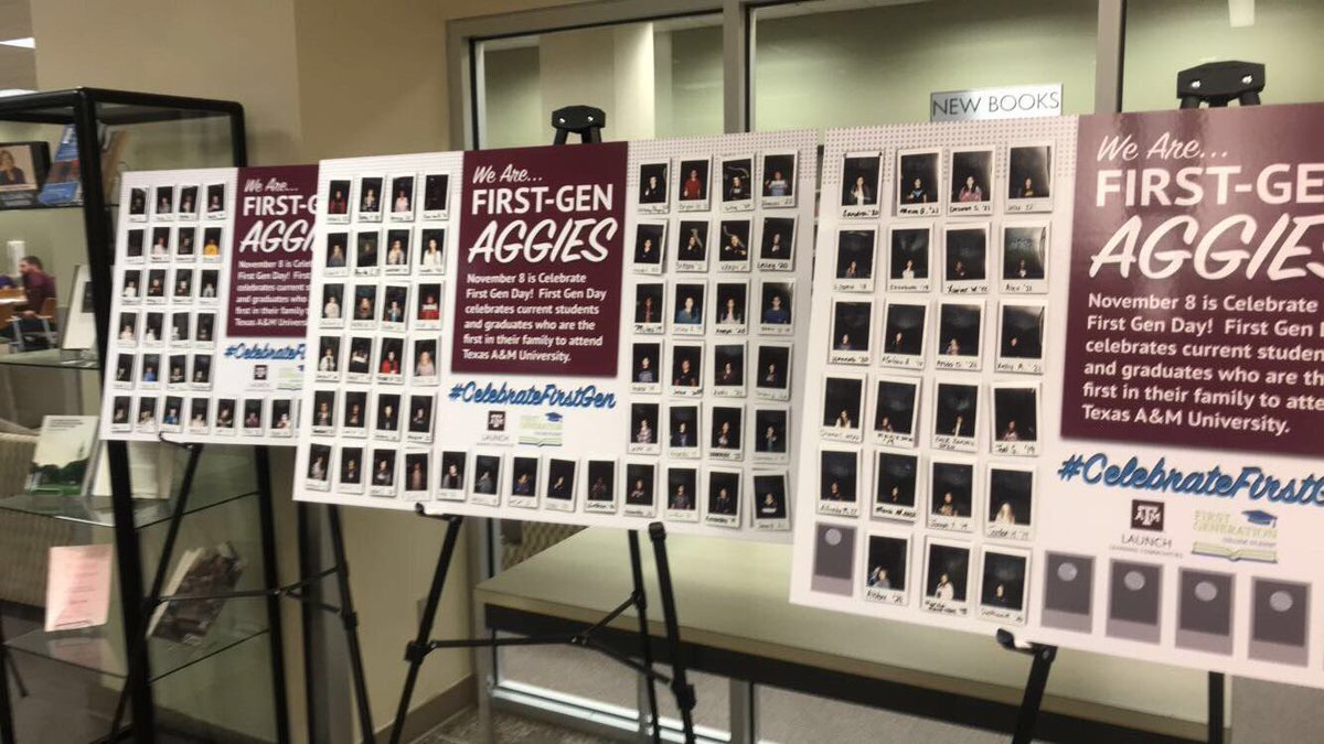 ACREWTAMU's tweet image. HOWDY ACREW!  

Come check out all the First Gen. pictures on the first floor of the Evans library!  #proudtobefirstgen