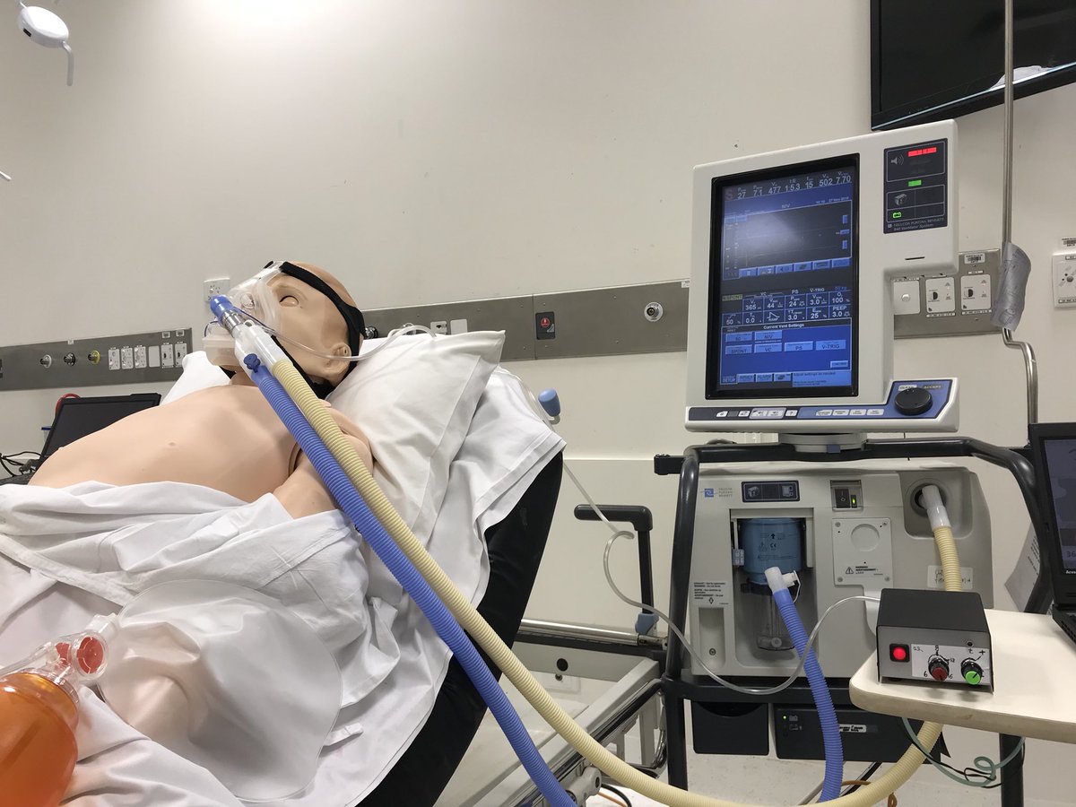 drckarcher's tweet photo. #Simman3G spontbreathing on NIV @LaerdalAus @laerdal  @emiccANZ @MelbourneSim #simhack https://t.co/Gcup1NFSBj