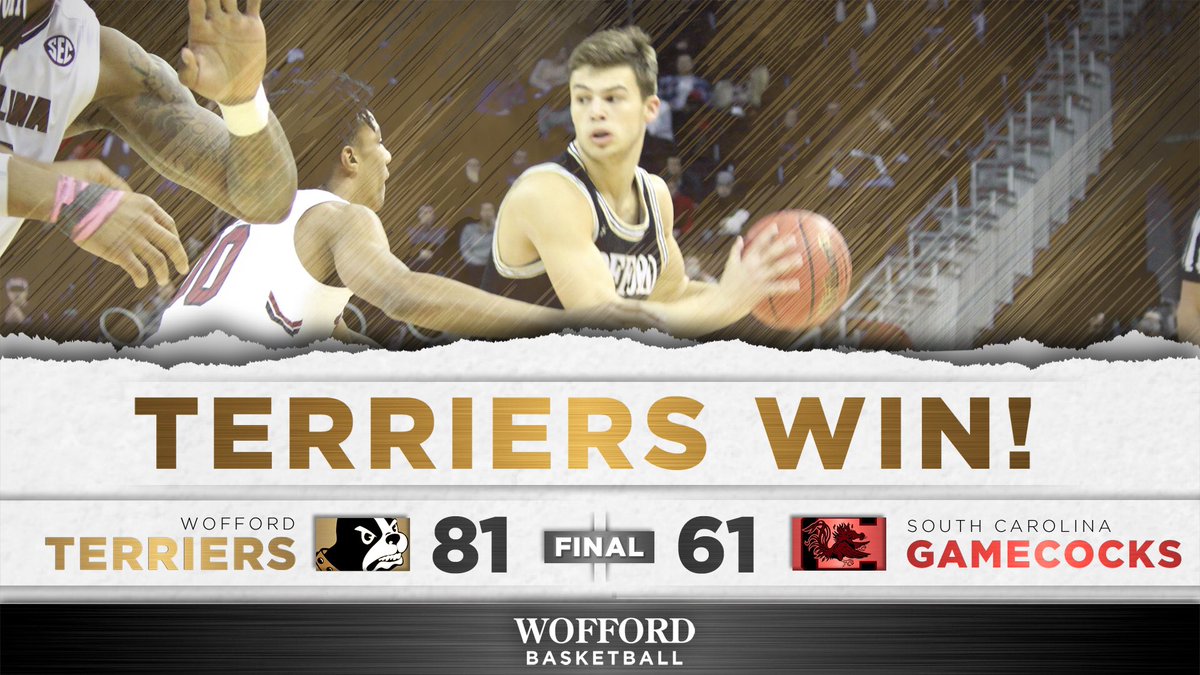 A career-high 30 points from Nathan Hoover lifts Wofford to victory #conquerandprevail