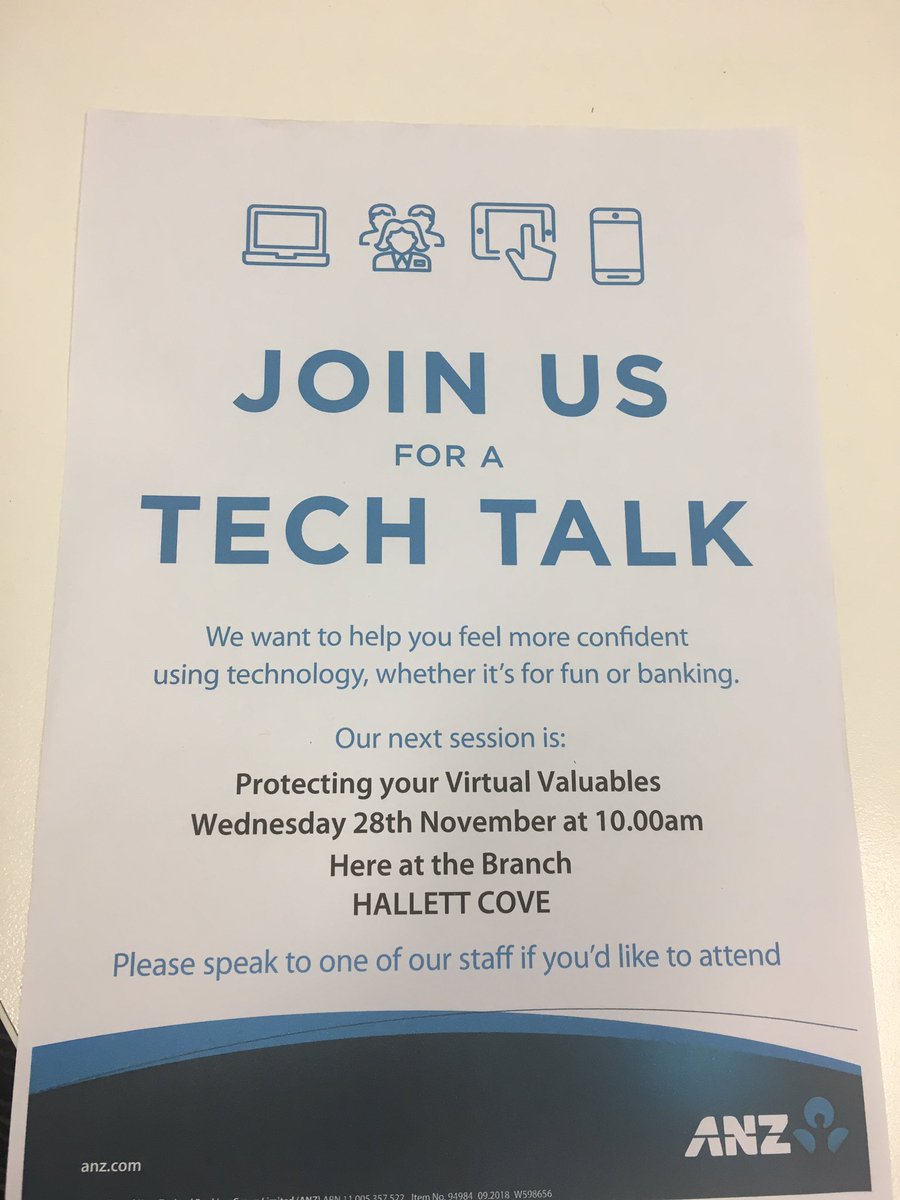 Join Tracey Chesterman for a fun filled morning to learn how to protect your Virtual valuables.