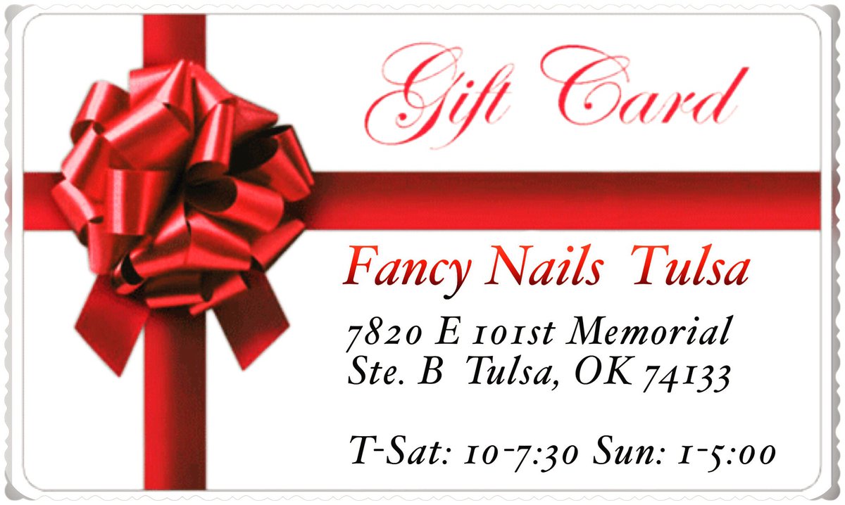 FancyNailsTulsa's tweet photo. Our Spa Online Gift Card made easy this holiday. Winter Spa Pedicure and Detox Pedicure starts at $45+.
https://t.co/OU7T6Wfzg7 https://t.co/KKKOEppVVr