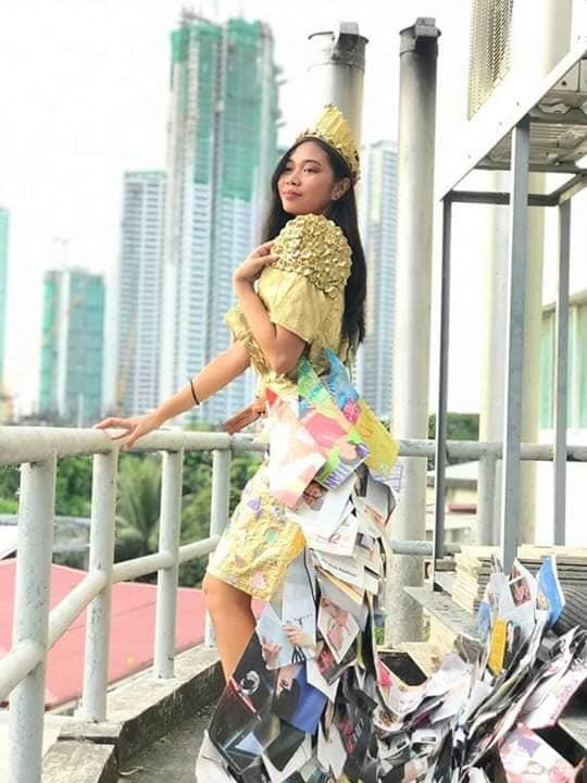 filipiniana gown recycled
