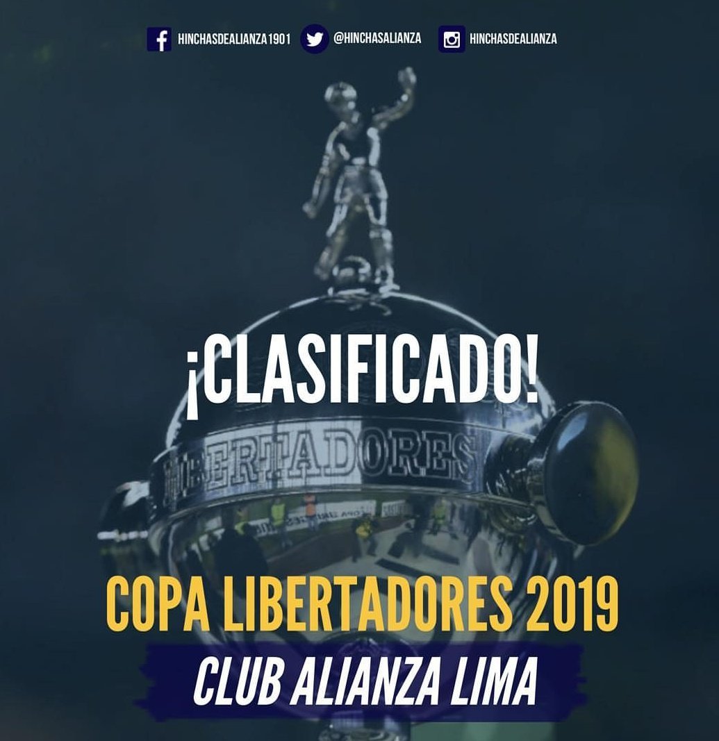 milagrs's tweet photo. Clasificados los mejores!! ⚽️👏🏻 @HinchasAlianza #AlianzaLima https://t.co/n9hAV9N4n1