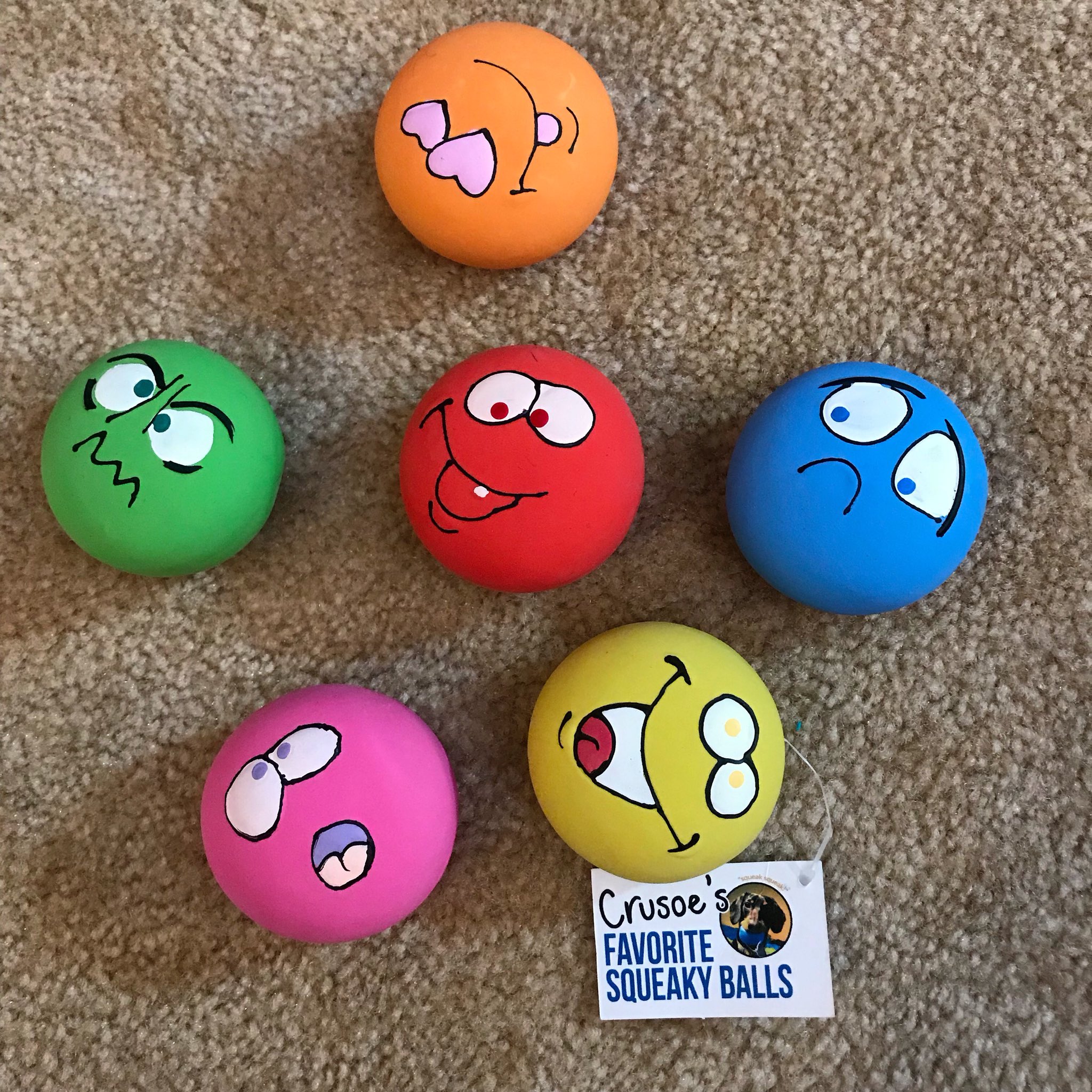crusoe squeaky ball