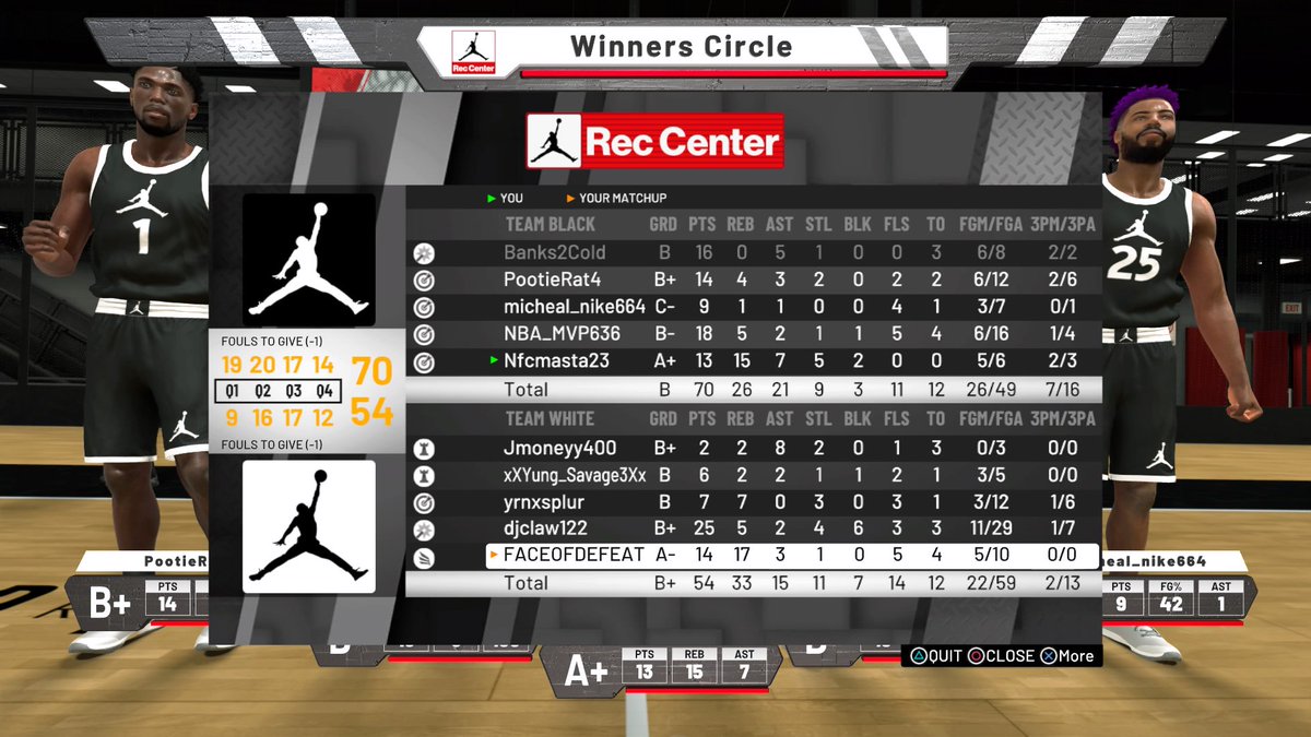 Nfcmasta's tweet photo. W from the other night. Forgot to post lol @walkonwarriors @FindMeASquad @2Kcrewfinder #PS4share https://t.co/pMjXDA5f2w