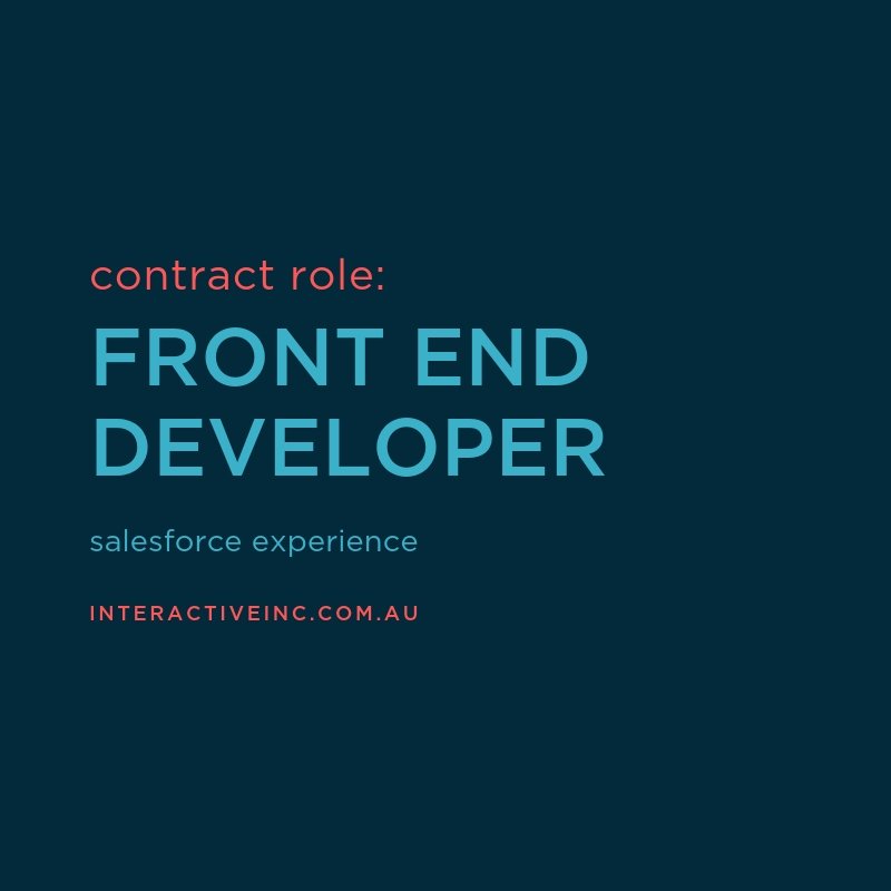 Front End Dev 3month freelance gig in Sydney. Sorry no remote work. Details or apply here bit.ly/2Q0k73V #freelance #developer #jobs #Sydney