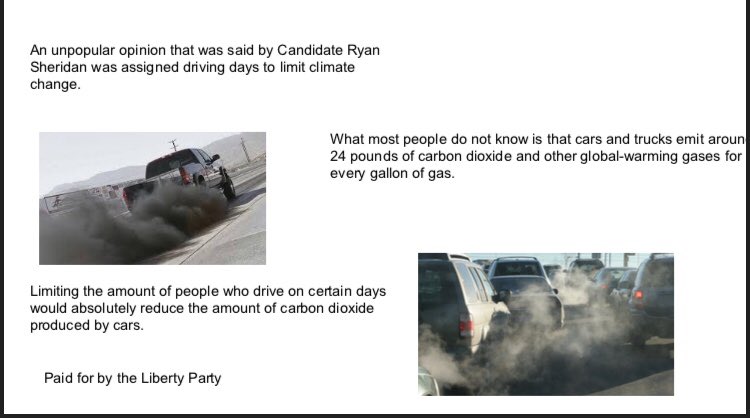 LibertyParty7's tweet photo. This is a response ad defending the controversial topic of climate change #RingTheBell https://t.co/m0sOudX7oM
