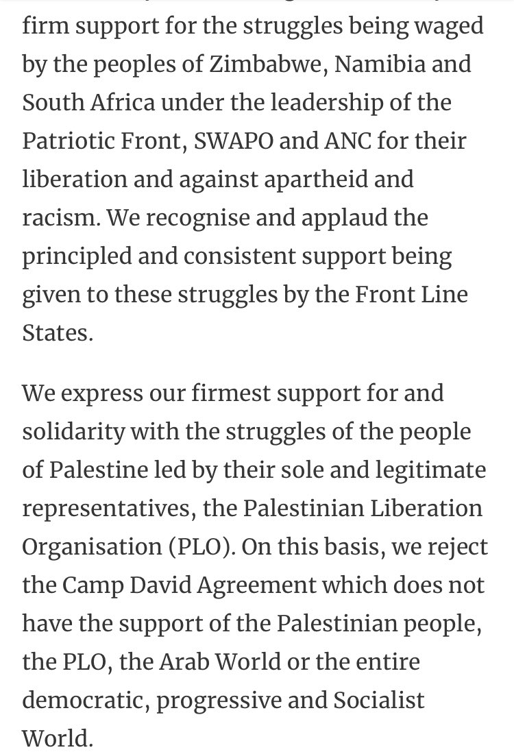 “We express our firmest support for & solidarity with the struggles of the people of Palestine...” - Maurice Bishop @ the 34th UN General Assembly, NY. 10/10/1979  