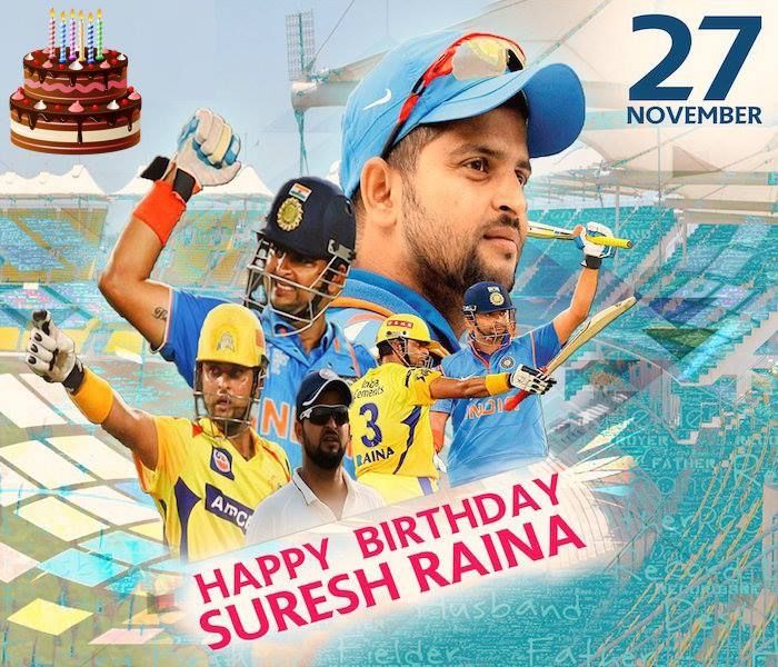 Happy Birthday, Suresh Raina  