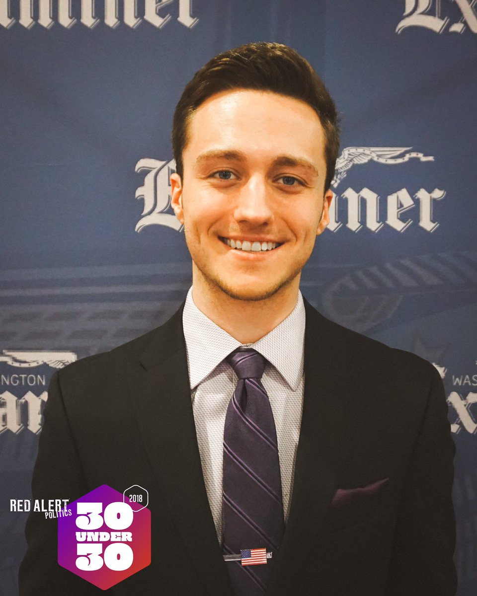 aaronjcarpenter's tweet photo. What an honor it is to be selected as one of the @dcexaminer’s 30 Under 30 winners, influencing the conservative millennial movement in today’s political landscape. Congratulations  to all of the other 2018 honorees — together we will change the world! 🇺🇸 https://t.co/91tL1NGQ5w