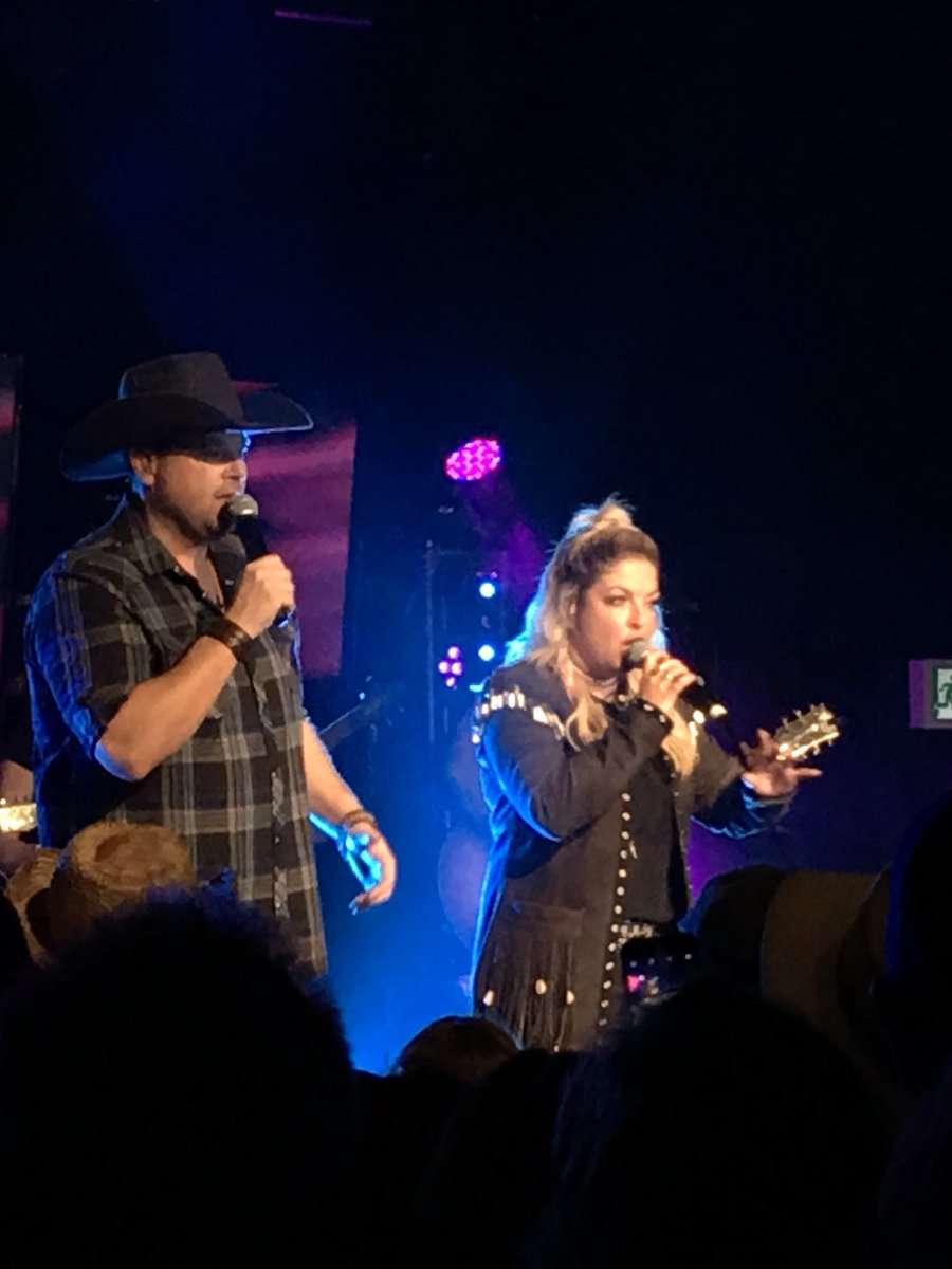 country1067's tweet photo. Wow! @gordbamford takes the stage in a cloud of #neonsmoke! The honky tonk party is in full swing here at @maxwellsmusic and it only gets better - with special guests @JadeEagleson & @daniellebourjo on the #HTDB tour! https://t.co/IQ9cdk7WMW