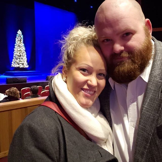 Megs_Olsen's tweet photo. This guy knows how to plan a date night! The Forgotten Carols is one of my favorite shows. Thank you to my wonderful fiance for planning and wanting to go just as much as me! https://t.co/HrMoV0p57m https://t.co/61viJ8T0zY