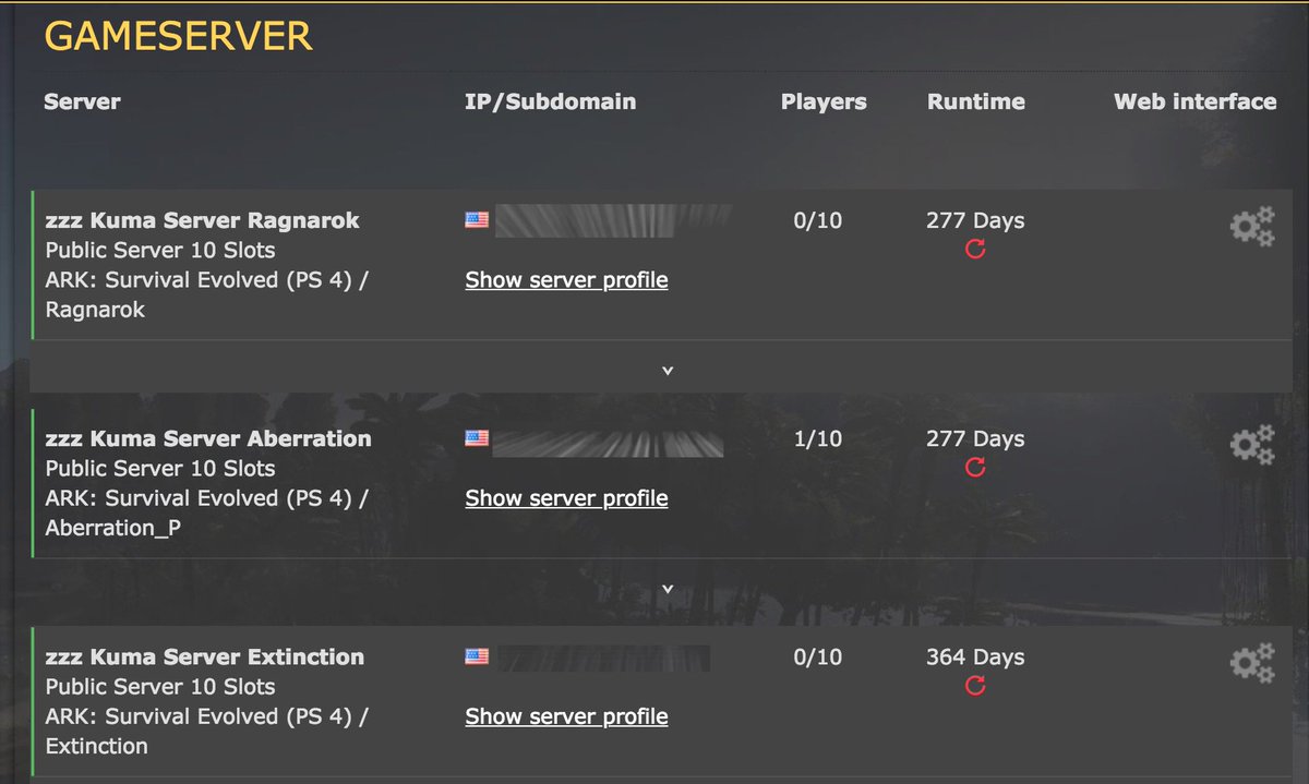 Kutaro Ps4 בטוויטר Nitradoにてextinction用の新 Ark Ps4 サーバ の設定完了 ラグナロク アベレーション エクスティンクションの3マップ非公式サーバ体制確率 Arksurvivalevolved アーク