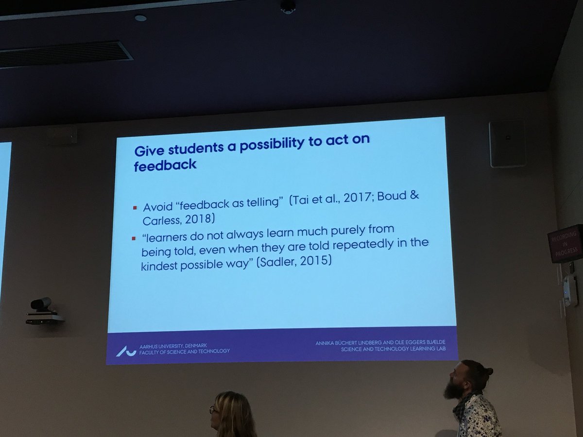 DrJoannaT's tweet photo. Great quote from Sadler. Nice to see our work cited too! @CarlessDavid #ascilite2018 https://t.co/Wmc4Q2Tg0J