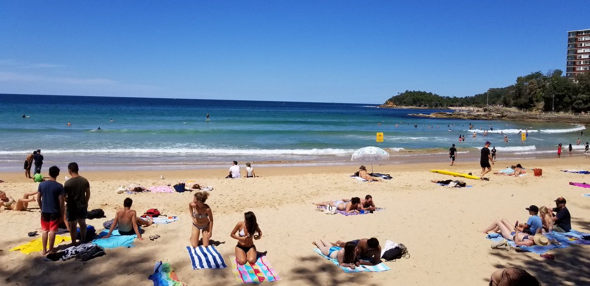 otavTravelBlog's tweet image. The beaches in Manly, Australia are beautiful and the crowd is loving the warmer weather that's available for the next few months. 
Please follow our travel blog for updates on our trips. buff.ly/2wVGATv
#OrdinaryTravelersAmazingVacations #beaches #manlybeach #australia