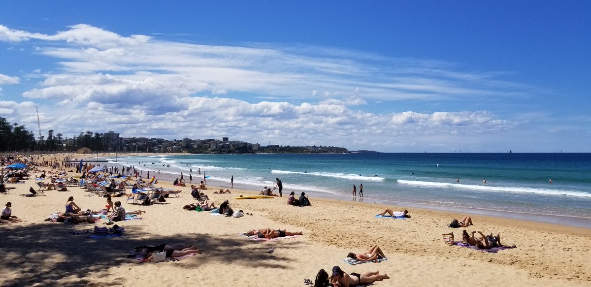 otavTravelBlog's tweet image. The beaches in Manly, Australia are beautiful and the crowd is loving the warmer weather that's available for the next few months. 
Please follow our travel blog for updates on our trips. buff.ly/2wVGATv
#OrdinaryTravelersAmazingVacations #beaches #manlybeach #australia