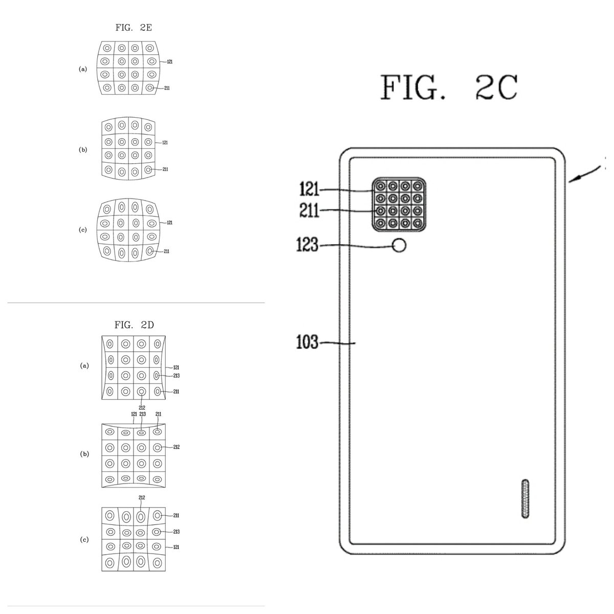 WacaOficial's tweet image. La compañía #SurCoreana🇰🇷 @LGElectronics patenta un #Smartphone con 16 cámaras en su parte posterior. CC @SoyLG @LGMobileCol